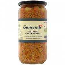 LENTEJAS CON VERDURAS GUMENDI 720GR