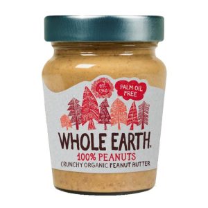 CREMA DE CACAHUETE CRUNCHY WHOLE EARTH  227GR