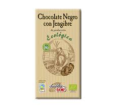 CHOCOLATE NEGRO 56% CON JENGIBRE SOLÉ 100GR