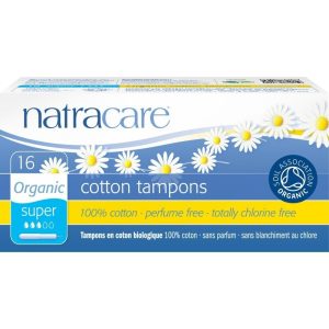 TAMPONES NATRACARE APLICADOR SUPER 16UD