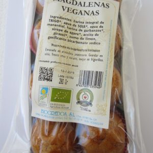 MAGDALENAS VEGANAS BIOGREDOS 280GR