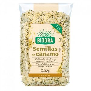 SEMILLAS DE CAÑAMO PELADAS BIOGRÁ 250GR