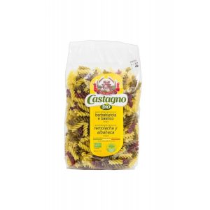 ESPIRALES DE TRIGO CON REMOLACHA Y ALBAHACA CASTAGNO 500GR