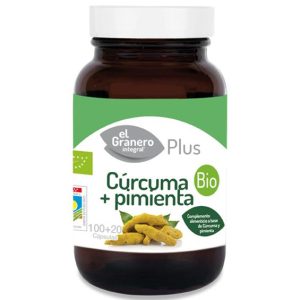CURCUMA + PIMIENTA EL GRANERO INTEGRAL 120CAPSULAS