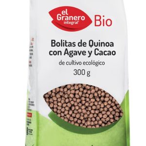 BOLITAS DE QUINOA CON AGAVE Y CACAO EL GRANERO INTEGRAL 300GR
