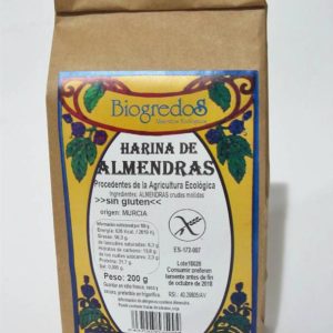 HARINA DE ALMENDRAS BIOGREDOS 200GR