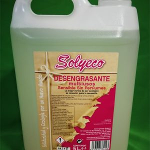 DESENGRASANTE MULTIUSOS SIN PERFUME SOLYECO 5L