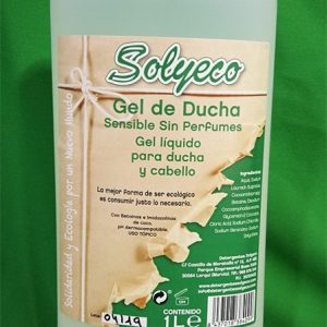 GEL DE DUCHA SENSIBLE SIN PERFUME SOLYECO 1L