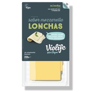 LONCHAS VEGANAS SABOR MOZZARELA VIOLIFE 200GR