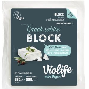 BLOQUE VEGANO QUESO ESTILO GRIEGO VIOLIFE 230GR