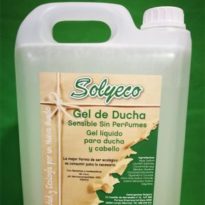 GEL DE DUCHA SENSIBLE SIN PERFUME SOLYECO 5L