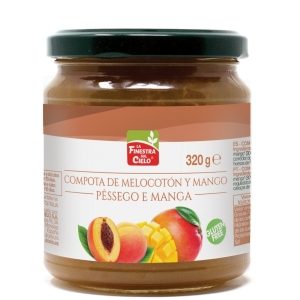 COMPOTA DE MELOCOTÓN Y MANGO LA FINESTRA 320GR