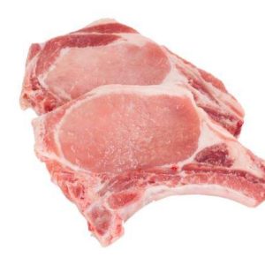 CHULETAS DE LOMO DE CERDO 7.10 €/500GR APROX.