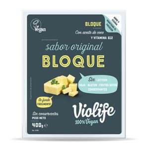 BLOQUE VEGANO QUESO ORIGINAL VIOLIFE 400GR