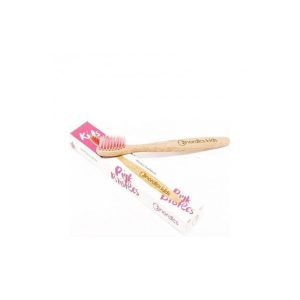 CEPILLO DENTAL BAMBU NIÑOS ROSA NORDICS