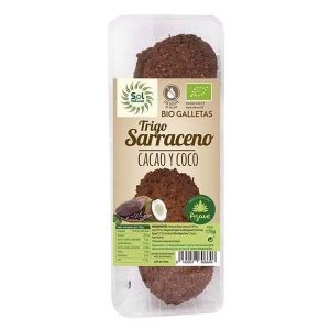 GALLETAS DE SARRACENO CACAO Y COCO SOL NATURAL 175GR