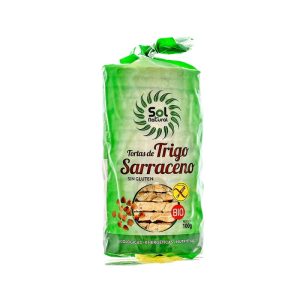 TORTITAS DE TRIGO SARRACENO SIN GLUTEN SOL NATURAL 100GR