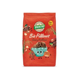 CEREALES SIN GLUTEN BIOPILLOWS CACAO Y AVELLANAS SIN GLUTEN BIOCOP 300G