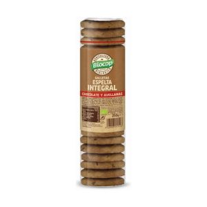 GALLETAS DE ESPELTA CON CHOCOLATE Y AVELLANA BIOCOP 250GR