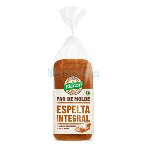 PAN DE MOLDE ESPELTA INTEGRAL BIOCOP 400GR