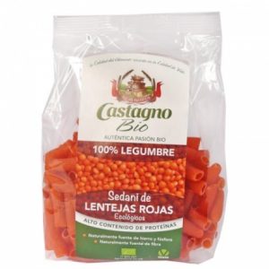 ESPIRALES DE LENTEJA ROJA Y TOMATE CASTAGNO 250GR