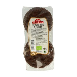 TORTITAS DE ARROZ Y ALGARROBA SOL NATURAL 100GR