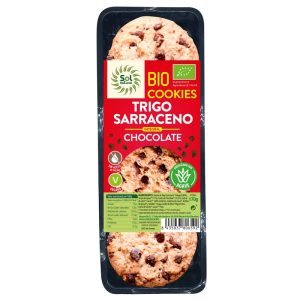 GALLETAS COOKIES DE TRIGO SARRACENO CON CHOCOLATE SOL NATURAL 170GR