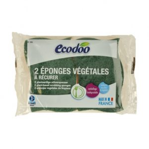 ESPONJA ESTROPAJO VEGETAL ECODOO 2UNIDADES