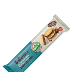 GALLETAS RELLENAS DE CHOCOLATE NEGRO BIOCOP 150GR