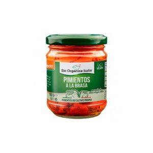 PIMIENTOS A LA BRASA EN ACEITE DE OLIVA BIO ORGANICA ITALIA 190GR