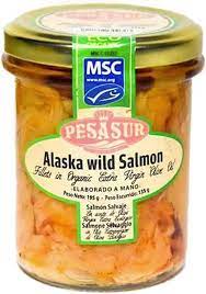 SALMÓN SALVAJE EN CRISTAL PESASUR 195GR