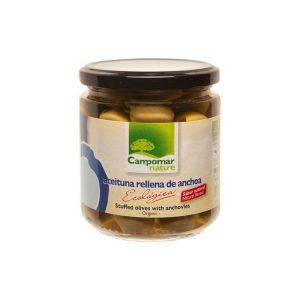 ACEITUNA RELLENA DE ANCHOA CAMPOMAR NATURE 350GR