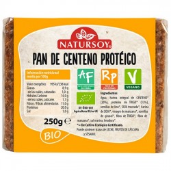 PAN ALEMAN DE CENTENO PROTEICO NATURSOY 250GR