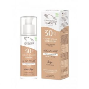 CREMA SOLAR FACIAL COLOR BEIGE SPF30 BIARRITZ 50ML