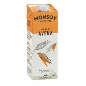 BEBIDA VEGETAL DE AVENA MONSOY 1L