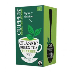 INFUSIÓN TE VERDE CUPPER 20 BOLSAS