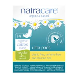 COMPRESAS NATURALES MAXI REGULAR NATRACARE 14UD