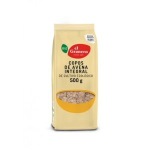 COPOS DE AVENA INTEGRAL GRUESO EL GRANERO INTEGRAL 500GR